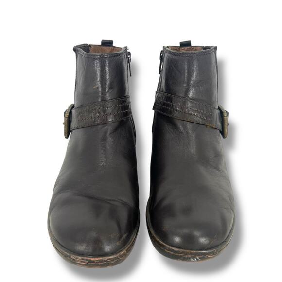 EASY SPIRIT Women's Black Booties Comfort Sole 8  Retro Preppy Boho - Picture 2 of 7